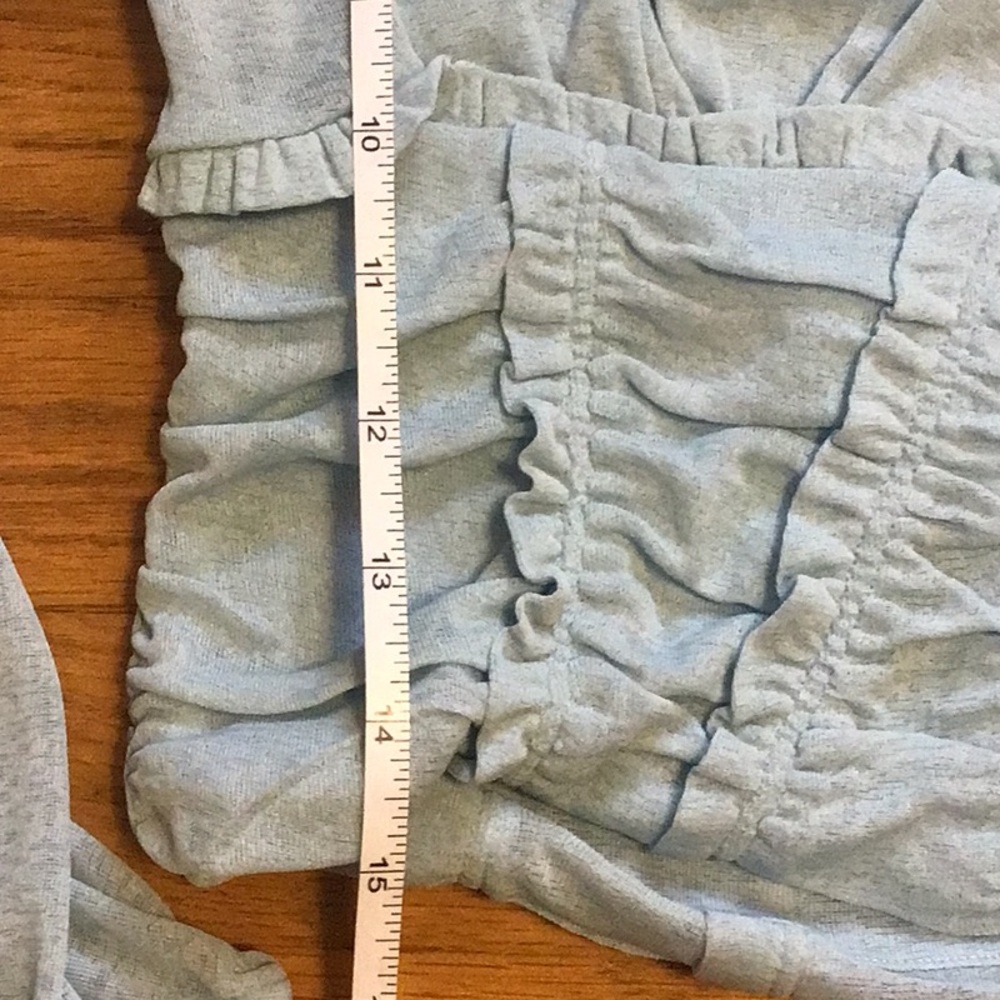 Anthropologie Femme Ruched Cropped Top - Picture 8 of 8